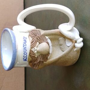 Mark Hines Pottery Mug "Accountant" Vintage